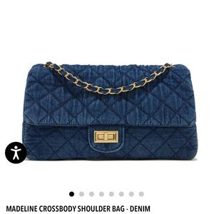 Cross body denim miss Lola Madeline purse nib